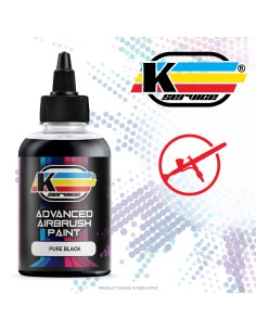 Pure Black Acrylic Airbrush Paint Matt - 50ML