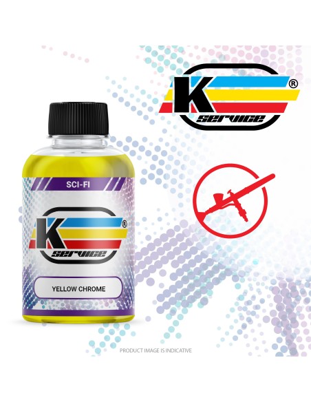 YELLOW CHROME ACRYLIC AIRBRUSH PAINT - 30ML