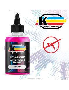 Airbrush Fluorescent Neon Pink Acrylic Water Based - 50ml