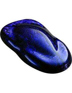 Marblized Airbrush Custom Paint Cobalt Blue 2