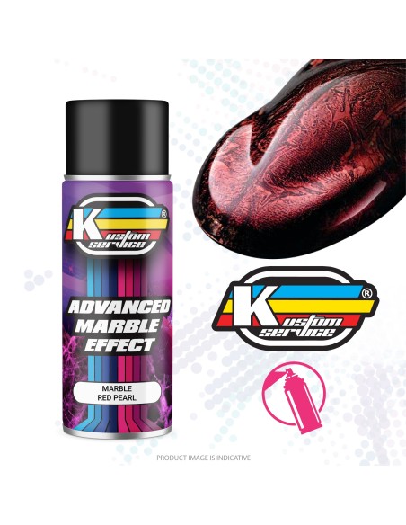 Marblized Spray Custom Paint Red - 400ml