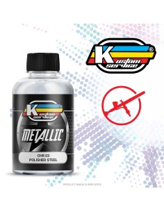 Polished Steel Metallic Effect Alcohol Base Scale Model...