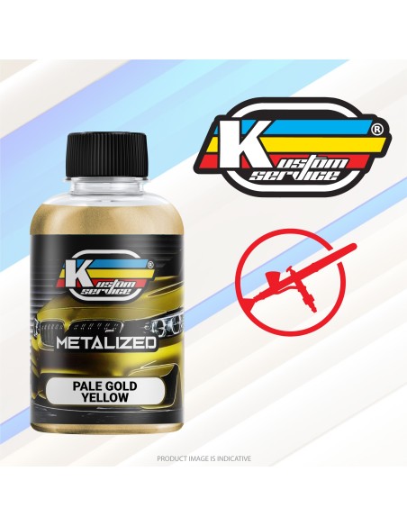 Acrylic Scale Model Metalized Color Paint Pale Gold - 30ml
