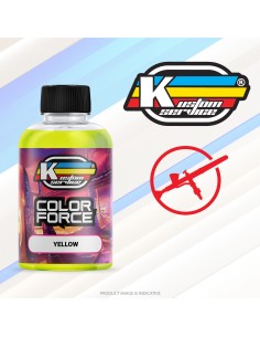 Acrylic yellow water base scale model airbrush paint...