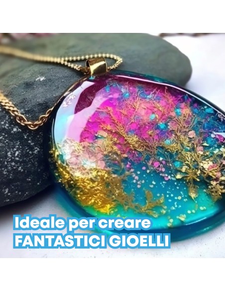 Epoxy Resin Clear K-Diamond with Anti UV Filter 2-5cm