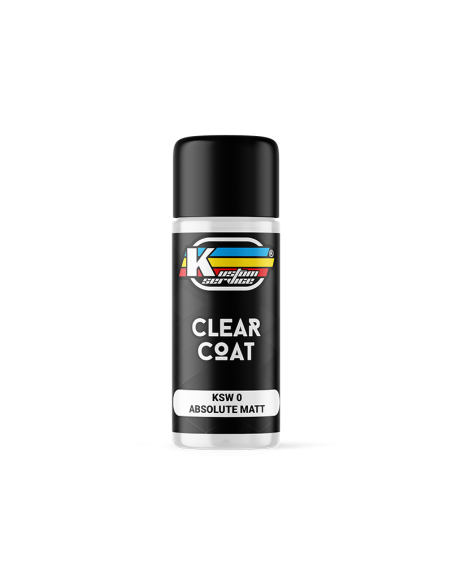 Acrylic Absolute Matt Clear Coat for Scale Model KSW0 - 50ml