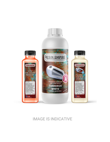 Kit Anti-Rost-Behandlung Tank Motorrad Weiß...
