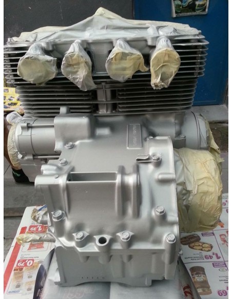 VINTAGE METALLIC GREY 1K - High Temperature Engine Spray Paint - 400ml