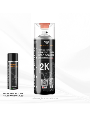 Spray 2K Engine And Brake Caliper Paint Black Satin - 400ml