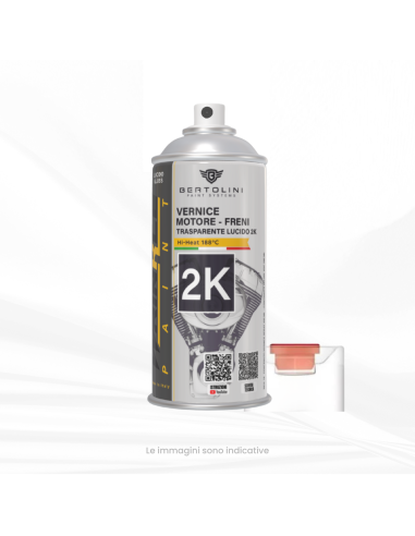TRANSPARENT GLOSS 2K SPRAY - High Temperature...