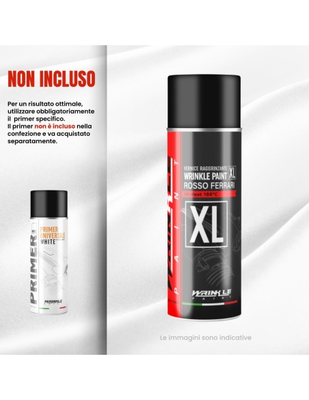 Wrinkle Paint Spray Red Ferrari XL Original High-Temperature - 400ml