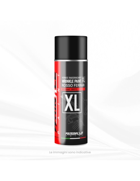 Wrinkle Paint Spray Red Ferrari XL Original High-Temperature - 400ml