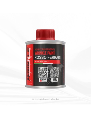 Wrinkle Paint Ferrari Red High-Temperature...