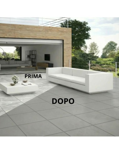 Resina Pavimenti GRIGIO CEMENTO Garage Officine...