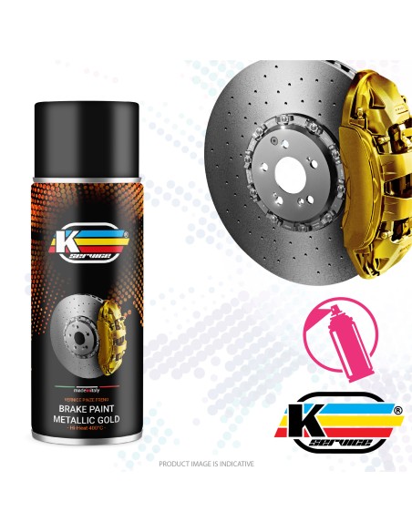 VERNICE SPRAY PINZE FRENO ORO METALLIZZATO 1K