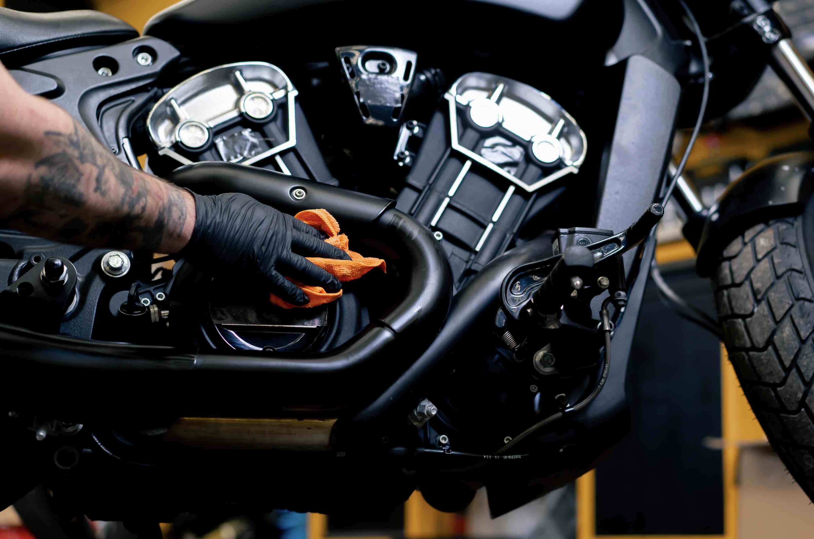 How to Paint the Exhaust (Muffler) of a Motorcycle or Car